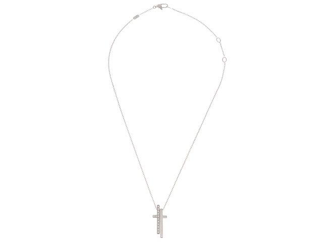 GUCCI グッチ セパレートクロスNC ネックレス K18ホワイト