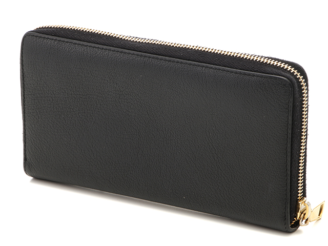 Saint Laurent サンローラン 長財布 ブラック カーフ 352904 【437