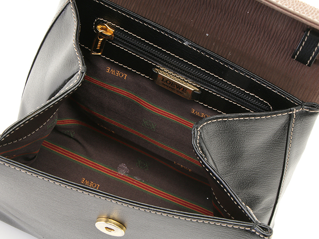 LOEWE ロエベ ベラスケス 2WAYハンドバッグスモール ブラウン