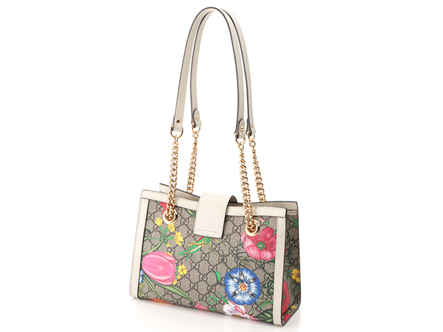 GUCCI グッチ GGスプリーム フローラ パドロック スモール