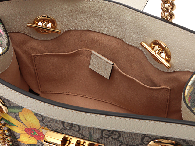 GUCCI グッチ GGスプリーム フローラ パドロック スモール