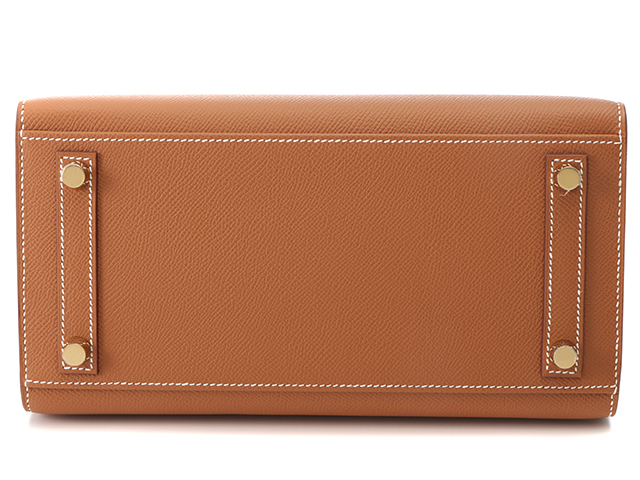 HERMES エルメス ハンドバッグ バーキン25 セリエ ゴールド