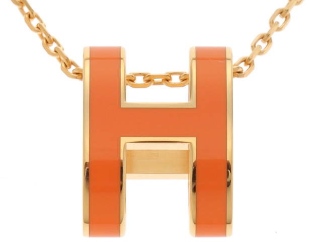 チェーン Hermes - エルメス ペンダント ポップ アッシュ オレンジ