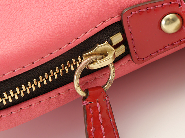 COACH コーチ ガマ口 ショルダーバッグ 13378 レザー ピンク COACH コーチ ガマ口 ショルダーバッグ 13378 レザー ピンク