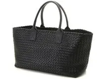 Bottega Veneta ボッテガ・ヴェネタ トートバッグ イントレチャート カバMM ブラック カーフ 433 の購入なら「質」の大黒屋（公式）