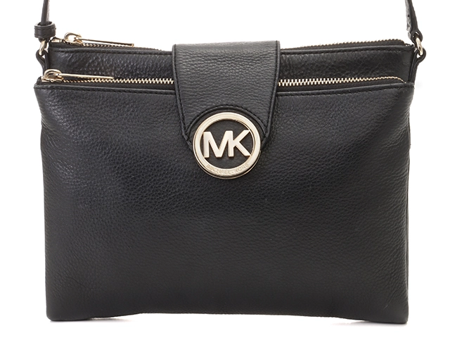 MICHAEL KORS マイケルコース ショルダーバッグ ブラック ゴールド金具