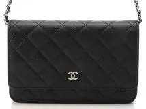 ネット限定】 CHANEL シャネル マトラッセチェーンウォレット キャビアスキン ブラック シルバー金具【888】2143000619310 C  の購入なら「質」の大黒屋（公式）