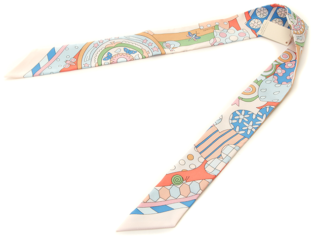 HERMES エルメス トゥイリー ツイリー シルク 森のささやき Les