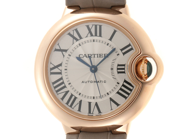 Cartier カルティエ バロンブルー33mm W6920069 自動巻き PG/革 