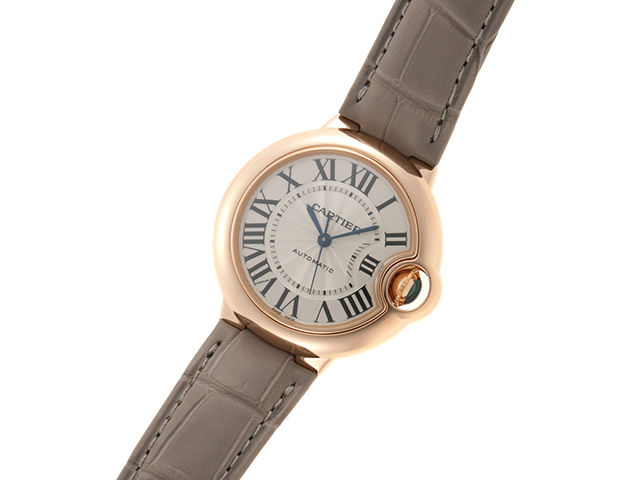 Cartier カルティエ バロンブルー33mm W6920069 自動巻き PG/革 ...