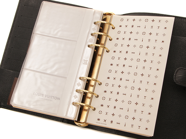 LOUIS VUITTON ルイ・ヴィトン アジェンダ MM エピ ノワール ブラック