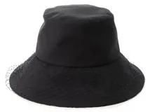 Dior ディオール 帽子 TEDDY-D ボブハット レディース 56 ブラック 
