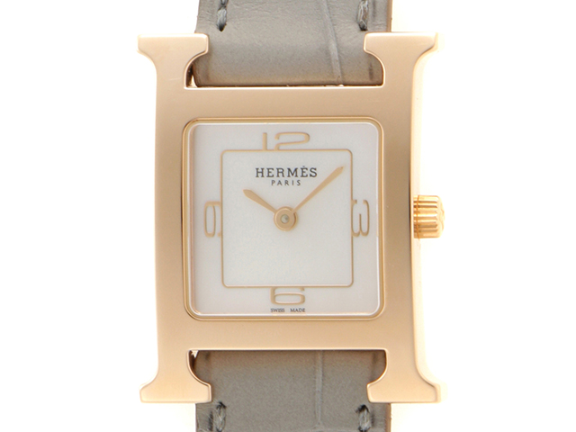 エルメス HERMES CL4.210.214/3796 ピンクシェル レディース 腕時計