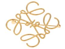LOEWE ロエベ　アナグラムブローチ GP　ゴールド　111.25.020　約14.5g　2143000634818　【432】