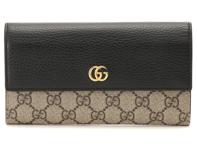 GUCCI グッチ ＧＧマーモント レザーコンチネンタルウォレット