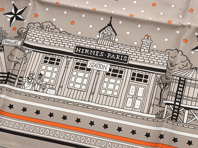 エルメス グラン・トゥラララ・バンダナ 55 スカーフ HERMES】おしゃれ