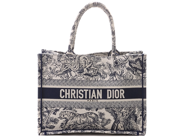 Christian Dior ブックトート　ネイビー　ミディアム