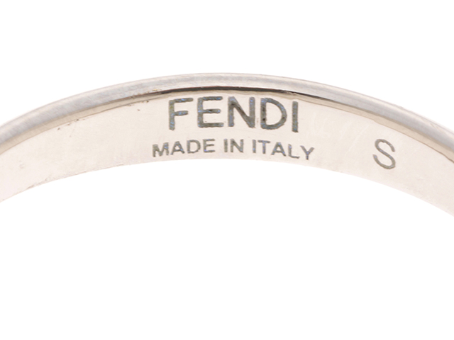 FENDI フェンディ オーロックリング フェイクパール ステンレス