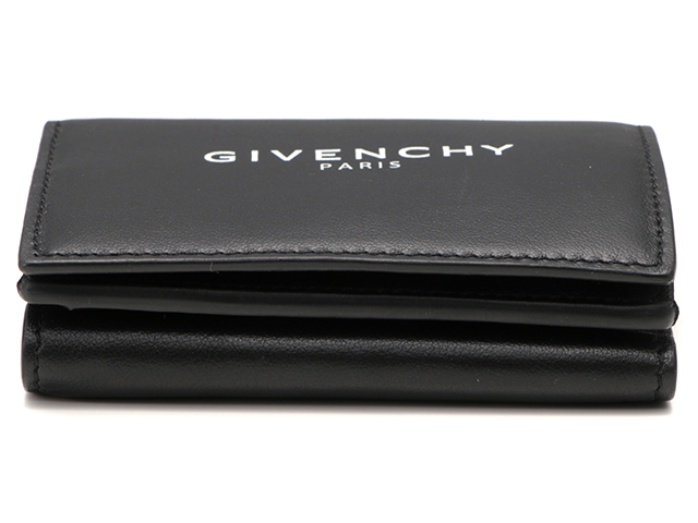 GIVENCHY　ジバンシィ　コンパクトウォレット　ブラック　カーフ　BK604MK0AC-BK001　【430】2143000646507