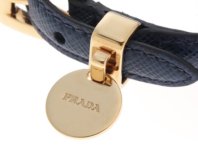 PRADA　プラダ　サフィアーノレザーブレスレット　ブリエッタ　1IB030　【431】