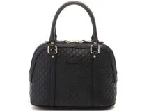 GUCCI マイクロ グッチ シマ ショルダーバッグ 2way ブラック 黒