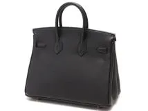 HERMES エルメス ハンドバック バーキン25 ヴォークリスぺトゴ ピンク 