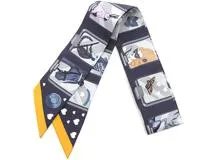 HERMES　トゥイリー　ＨＥＲＭＥＳ　ＳＴＯＲＹ　ＡＪスラッシュＭＡＲＩＮＥスラッシュＧＲＩＳスラッシュＧＯＬＤ【432】2143000649683