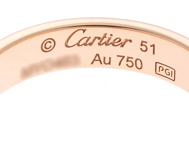 Cartier カルティエ ミニラブリング B4085200 K18ピンクゴールド 刻印サイズ51号 約3.2ｇ【430】2143000654588  の購入なら「質」の大黒屋（公式）