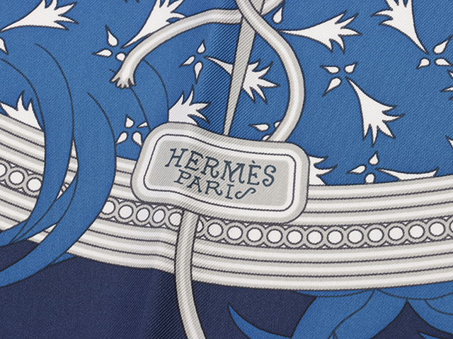 AYの全商品未使用 エルメス HERMES スカーフ カレ 刺繍が織りなす伝説 90 オラン