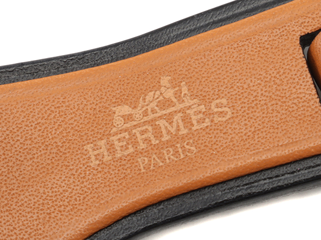 HERMES エルメス オランナノ エトゥープ ブラック ナチュラルサブレ