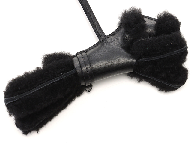 HERMES エルメス バッグチャーム バディ・パンク ブラック