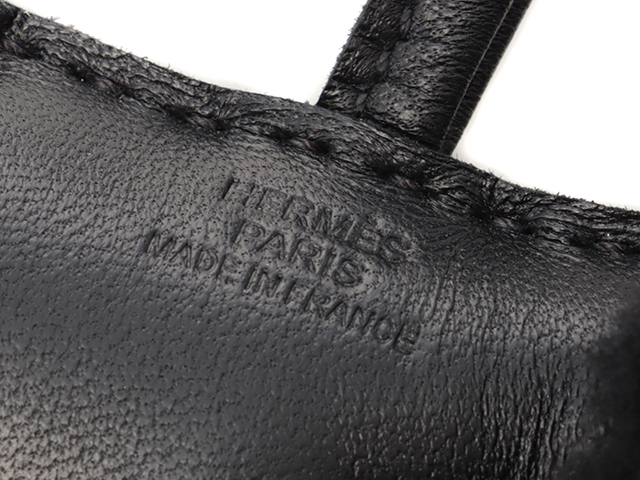 HERMES エルメス バッグチャーム バディ・パンク ブラック