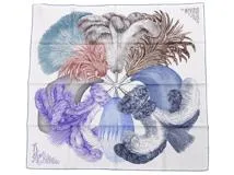Whiteboo　エルメス　カレ 90 Plumes et Grelots HERMES カレ 90 Plumes et Grelots / 羽飾りと鈴 スカーフ