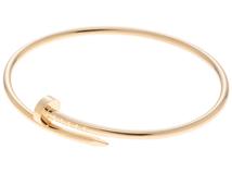 Cartier カルティエ ジュスト アンクル ブレスレット スモール K18 イエローゴールド B6062617 ＃16 9.2g【473】