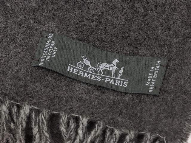 新品未使用　エルメス　カシミアマフラー　≪カザック・アン・バイアス≫ HERMES エルメス マフラー Casaque en Biais カザック・アン