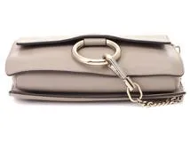 Choe クロエ フェイスモールショルダーバッグ モッティグレー  