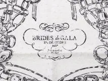 【大黒屋ECサイト・店頭限定】　HERMES　エルメス　スカーフ　カレ70　Brides de Gala Broderie Anglaise 　《ブリッド・ドゥ・ガラ　シルク100%　H983529S 25　Blanc / Noir　未使用品【472】AH