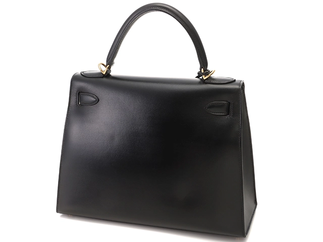 Hermès エルメス ケリー28 ブラック/GP □F刻印(2002年頃) 【471】Y