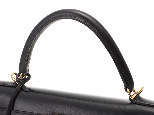 Hermès エルメス ケリー28 ブラック/GP □F刻印(2002年頃) 【471】Y