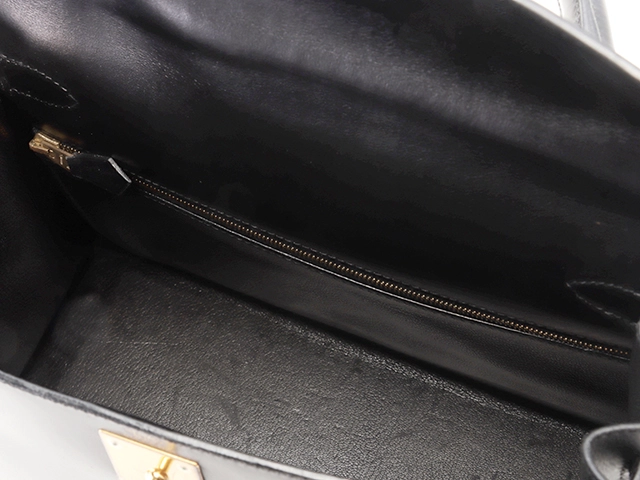 Hermès エルメス ケリー28 ブラック/GP □F刻印(2002年頃) 【471】Y