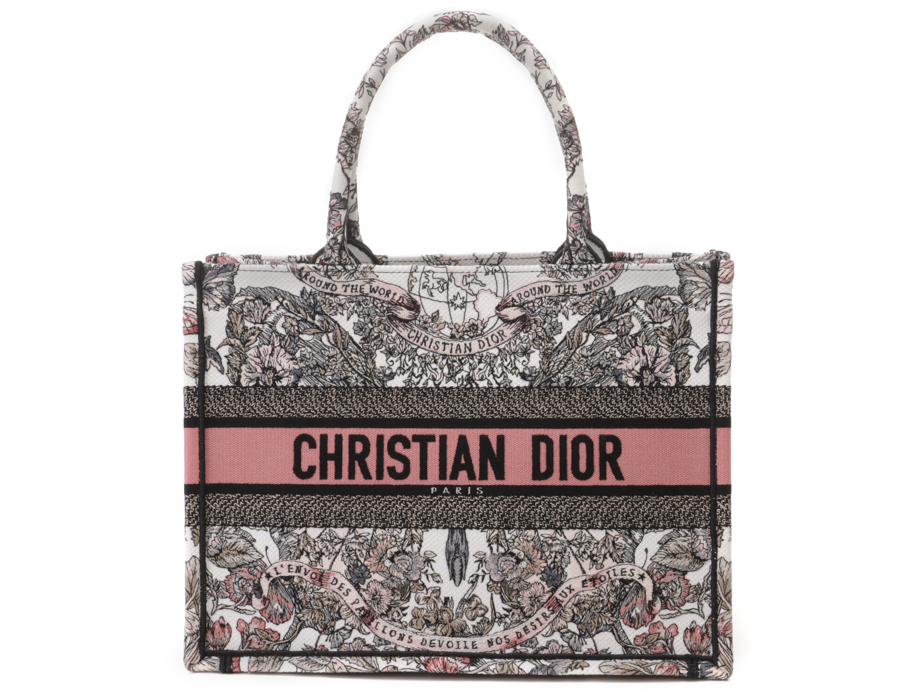 激安単価でDior ディオール　ブックトート　スモール　ピンク トートバッグ