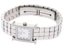 HERMES　エルメス　時計　Hウォッチ　ミニ　HH1.131.286　SS　クォーツ式　2143000665331　【437】
