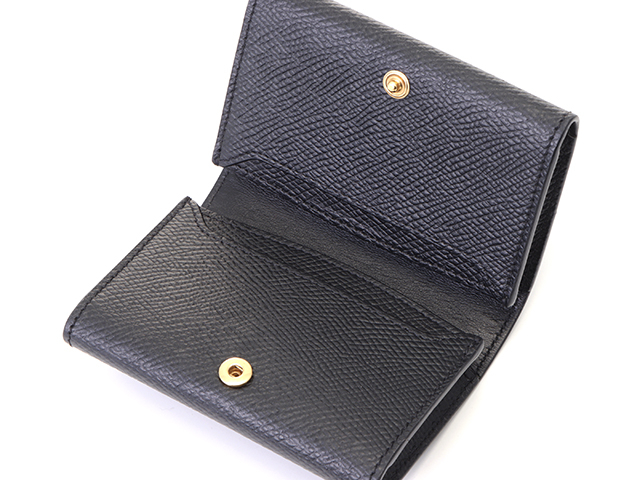 CELINE　黒いレザー名刺入れ CELINE セリーヌ 名刺入れ ブラック レザー【472】RKT の購入