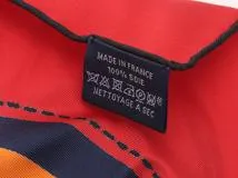 HERMES　エルメス　カレ90　BOVCLERIE MODERNE　ルージュ　シルク　【431】