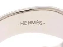 HERMES エルメス　リング　デストリエ　リング　ステンレス　　店頭展示未使用品　H077346FJAA【472】KS