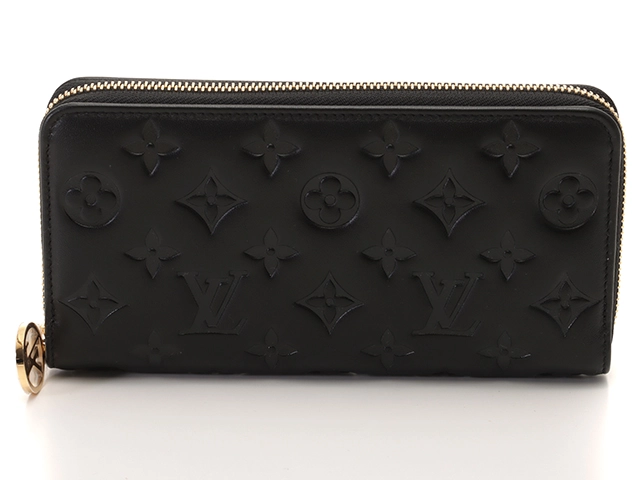 LOUIS VUITTON ルイヴィトン ジッピー・ウォレット モノグラムエンボス／ラムレザー ノワール M81510 【472】IK  の購入なら「質」の大黒屋（公式）