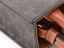 CELINE セリーヌ トリオンフ ミニバーティカルカバ タン ｐｖｃ／カーフ 194372BZK.04LU【430】2143000673961