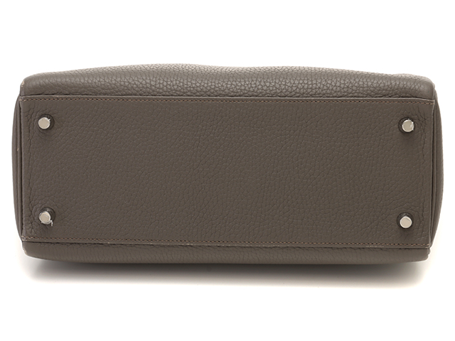 HERMES エルメス ケリー28 ショルダーバッグ エタン SV シルバー