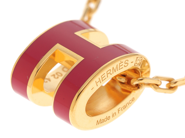 HERMES エルメス アクセサリー ポップアッシュ ミニネックレス HERMES エルメス アクセサリー ポップアッシュ ミニネックレス