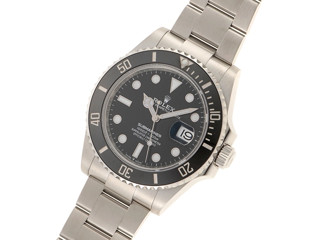 2024年9月正規品 ROLEX ロレックス 腕時計 サブマリーナー デイト 126610LN ステンレス/セラミック ブラック文字盤 自動巻き【472】SJ